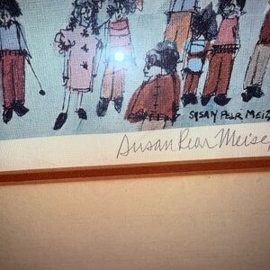 Susan Pear Meisel Signed Washington Monument Limited Edition Framed Print